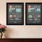 Set Of Two Reminders from Mom and Dad Black Framed Print Wall Art