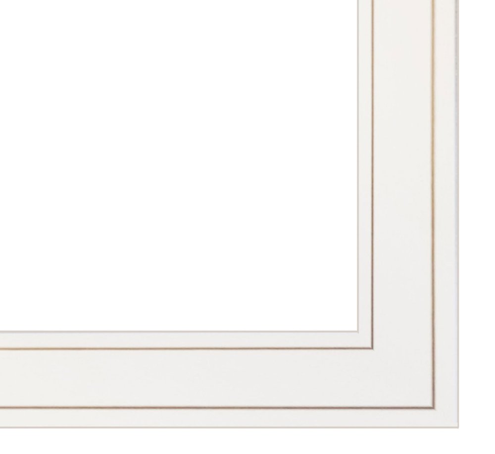 Set Of Two Musical Notes White Framed Print Wall Art