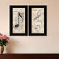 Set Of Two Music 6 Black Framed Print Wall Art
