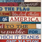 Set Of Two America Proud White Framed Print Wall Art