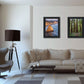 Set Of Two Strength 1 Black Framed Print Wall Art