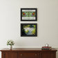 Set Of Two Beauty 1 Black Framed Print Wall Art