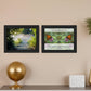 Set Of Two Beauty 1 Black Framed Print Wall Art