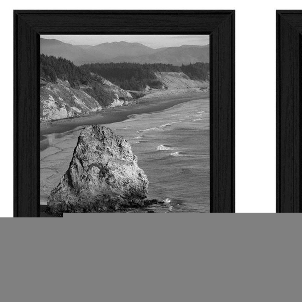 Set Of Two Strength 2 Black Framed Print Wall Art