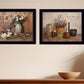 Set Of Two Simple Blessings Black Framed Print Wall Art