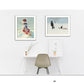 Set Of Two Snow Memories White Framed Print Wall Art
