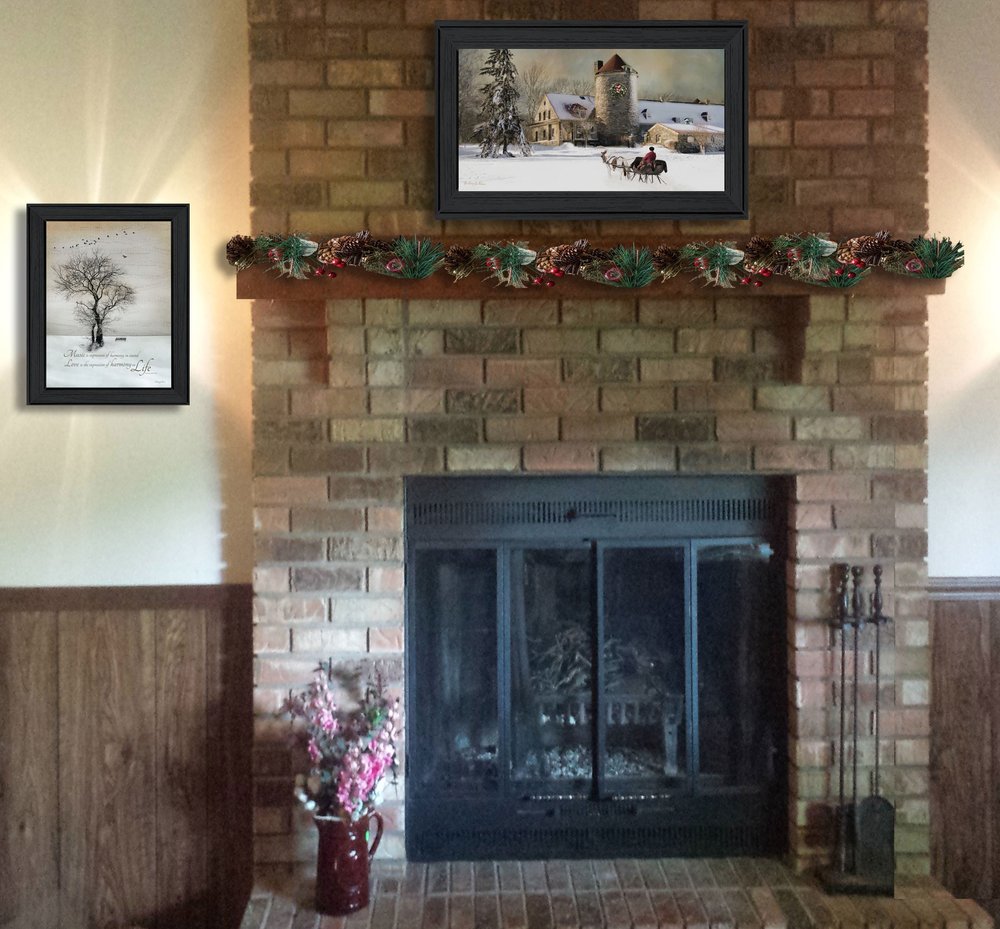 Set Of 2 Rectangle Paper Not Flowers Countryside Not Entertainment & Fashion U.S. States And Territories No Season No Holiday By