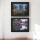 Set Of Two Cabin Fever Black Framed Wall Art