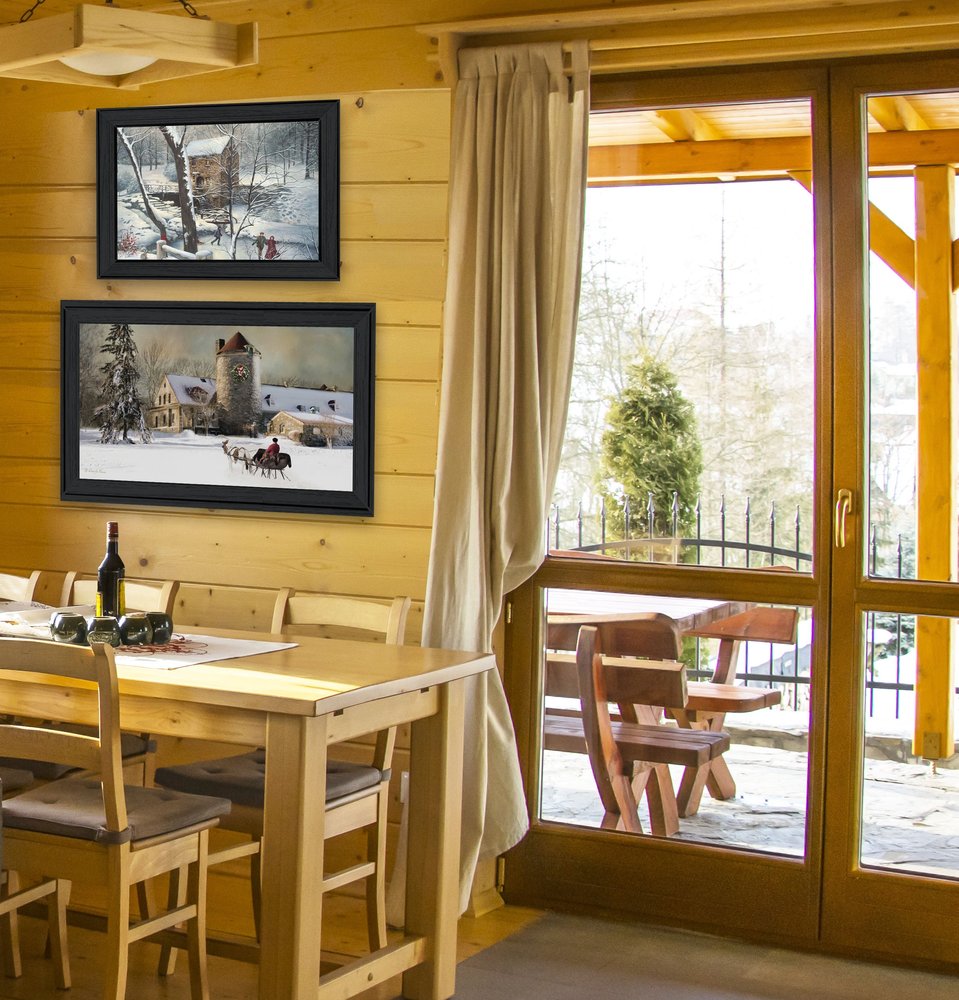 Set Of 2 Rectangle Paper Not Flowers Countryside Not Entertainment & Fashion U.S. States And Territories No Season No Holiday By