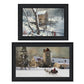 Set Of Two Millhouse Collection Black Framed Wall Art