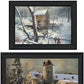 Set Of Two Millhouse Collection Black Framed Wall Art