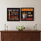 Set Of Two Bucket List Black Framed Print Wall Art