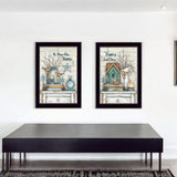 Set Of 2 Rectangle Paper Not Flowers Countryside Not Entertainment & Fashion U.S. States And Territories No Season No Holiday By