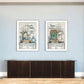Set Of Two Home Sweet Home 2 White Framed Wall Art