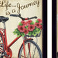 Set Of Two Vintage Bicycles Black Framed Wall Art