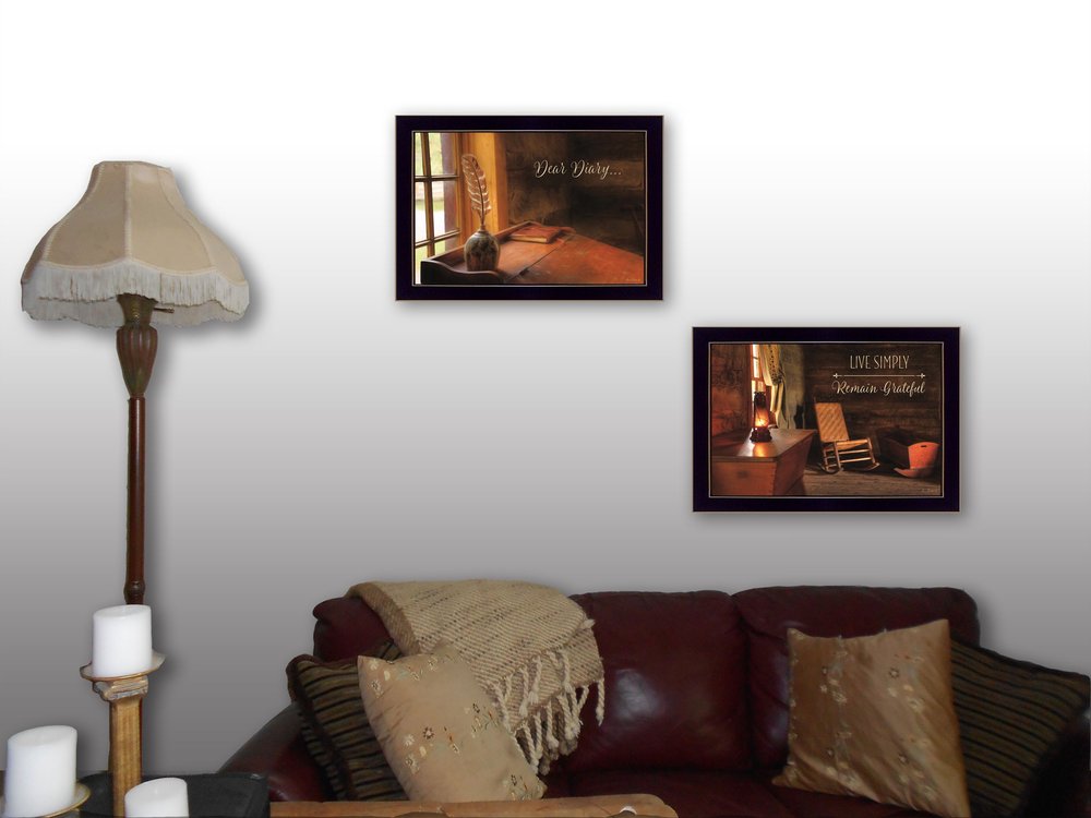 Set Of 2 Rectangle Paper Not Flowers Countryside Not Entertainment & Fashion U.S. States And Territories No Season No Holiday By