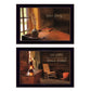 Set Of Two Dear Diary Black Framed Wall Art