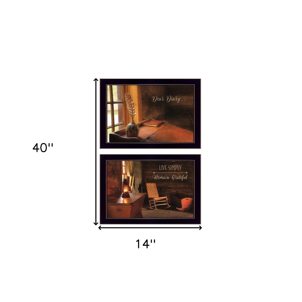 Set Of 2 Rectangle Paper Not Flowers Countryside Not Entertainment & Fashion U.S. States And Territories No Season No Holiday By