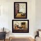 Set Of Two Home and Family Black Framed Wall Art