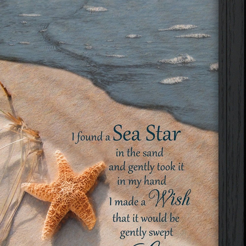 Set Of Two A Gift from the Sea Black Framed Wall Art
