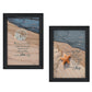 Set Of Two A Gift from the Sea Black Framed Wall Art