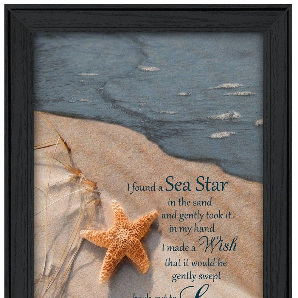 Set Of Two A Gift from the Sea Black Framed Wall Art