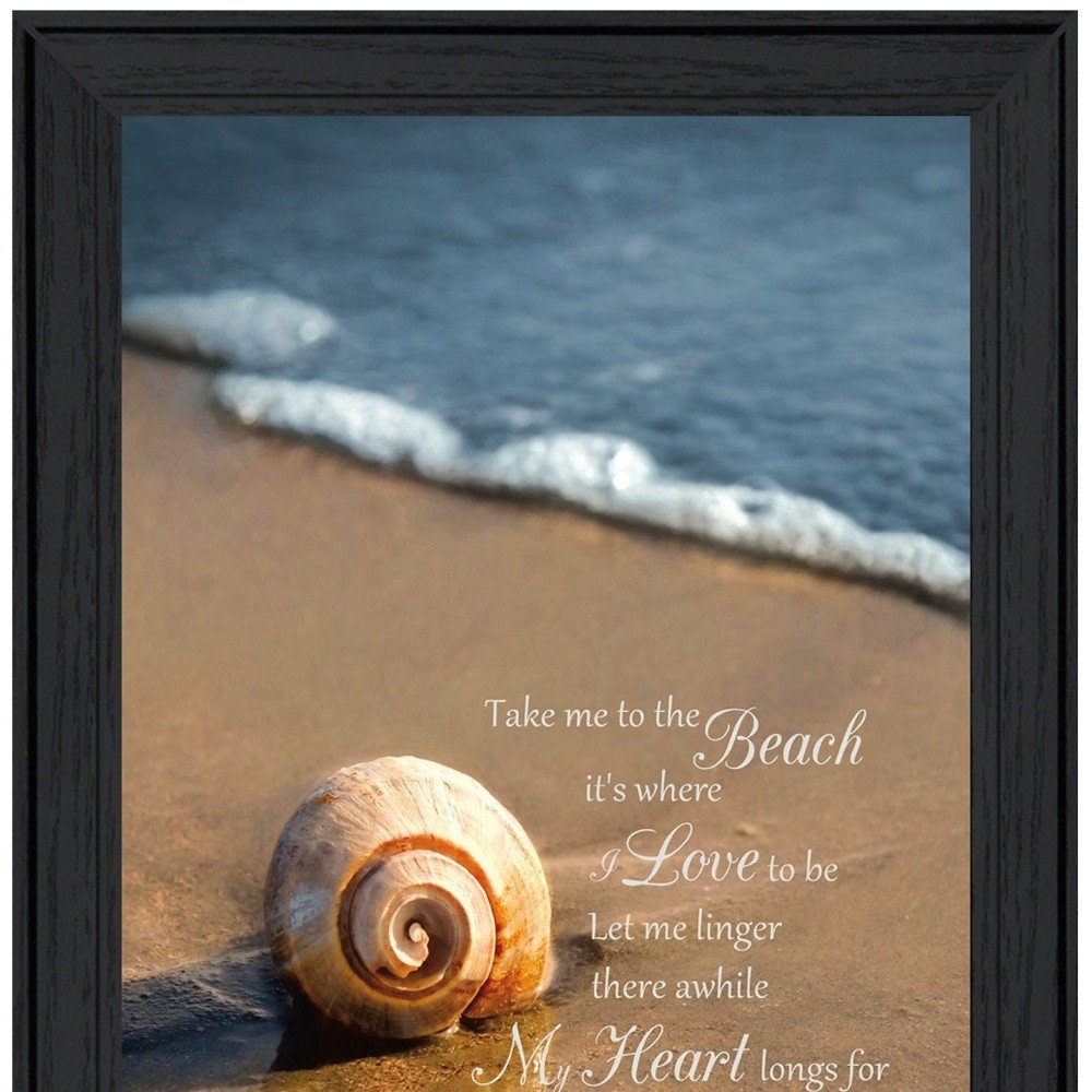Set Of Two Sea Dream Black Framed Wall Art