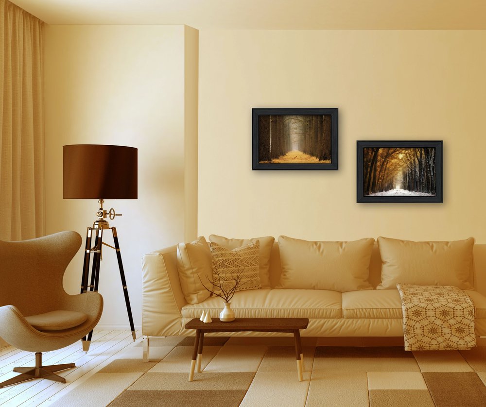 Set Of 2 Rectangle Paper Not Flowers Forest Not Entertainment & Fashion U.S. States And Territories No Season No Holiday By