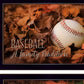 Set Of Two Baseball and Football Black Framed Wall Art