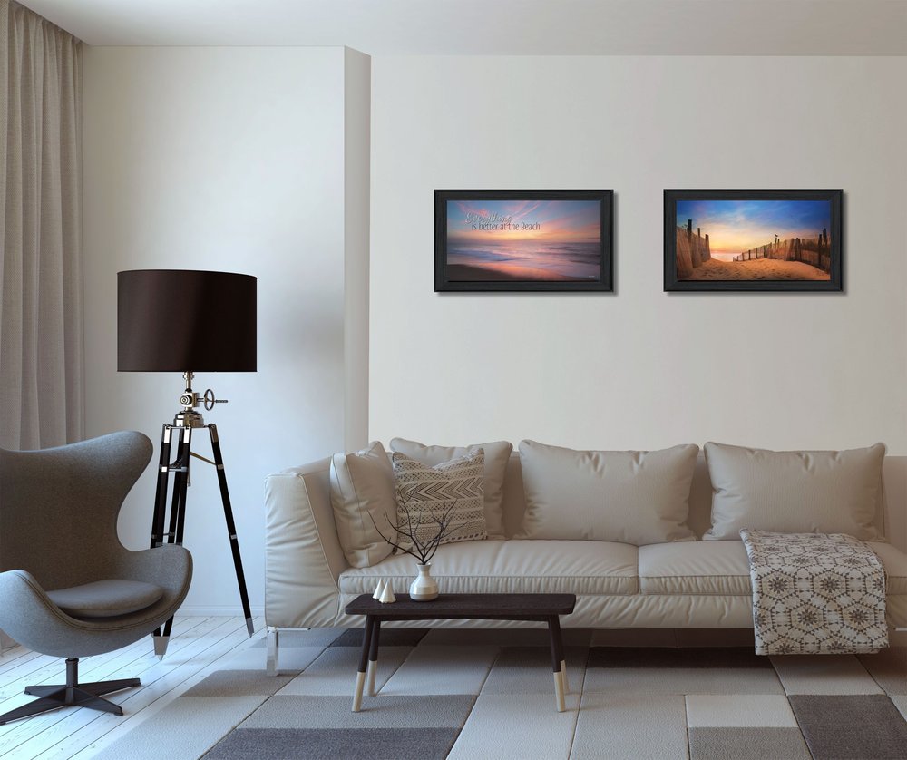 Set Of 2 Rectangle Paper Not Flowers Beach & Ocean Not Entertainment & Fashion U.S. States And Territories No Season No Holiday By