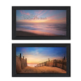 Set Of 2 Rectangle Paper Not Flowers Beach & Ocean Not Entertainment & Fashion U.S. States And Territories No Season No Holiday By