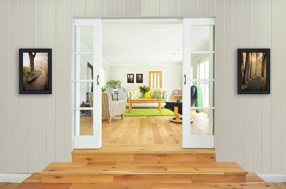 Set Of 2 Rectangle Paper Not Flowers Countryside Not Entertainment & Fashion U.S. States And Territories No Season No Holiday By