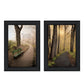 Set Of Two After The Rain Black Framed Wall Art