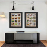 Set Of 2 Rectangle Paper Not Flowers Countryside Not Entertainment & Fashion U.S. States And Territories No Season No Holiday By