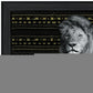 Set Of Two Elegant Wildlife Black Framed Wall Art