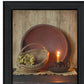 Set Of Two Warm Home Setting Black Framed Wall Art
