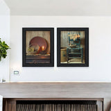 Set Of 2 Rectangle Paper Not Flowers Countryside Not Entertainment & Fashion U.S. States And Territories No Season No Holiday By