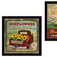 Set Of Two Break of Day Black Framed Wall Art