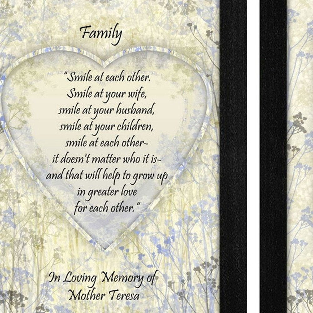 Set Of Two Family Quotes Black Framed Wall Art