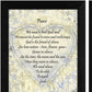 Set Of Two Peace Quotes Black Framed Wall Art