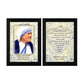 Set Of Two Peace Quotes Black Framed Wall Art