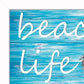 Set Of Two Beach Life 2 White Framed Wall Art