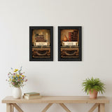 Set Of 2 Rectangle Paper Not Flowers Countryside Not Entertainment & Fashion U.S. States And Territories No Season No Holiday By