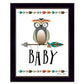 Set Of Two Baby Owl or Dream Big 1 Black Framed Wall Art