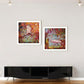 Set Of Two Echo White Framed Wall Art