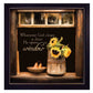 Set Of Two Sunny Windows Black Framed Wall Art