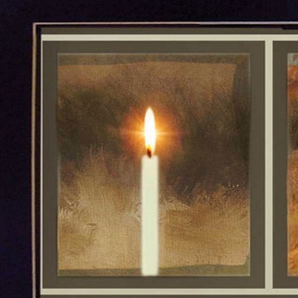 Set Of Two Bless Our Home Black Framed Wall Art