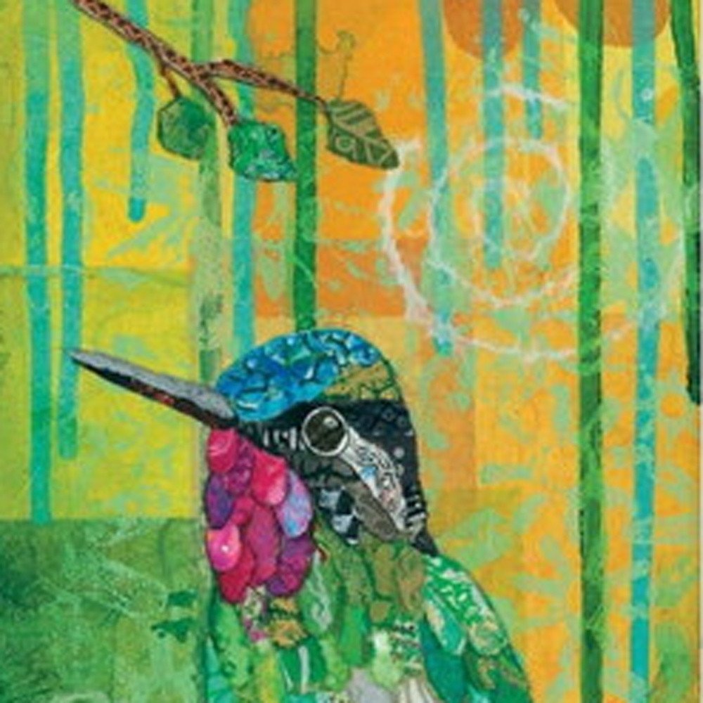 Set Of 3 Rectangle Paper Bird Not Flowers Not Entertainment & Fashion U.S. States And Territories No Season No Holiday By