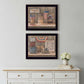 Set Of Two Sweet Land of Liberty 1 Black Framed Print Wall Art