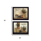 Set Of Two Blessed Gathering Black Framed Print Wall Art
